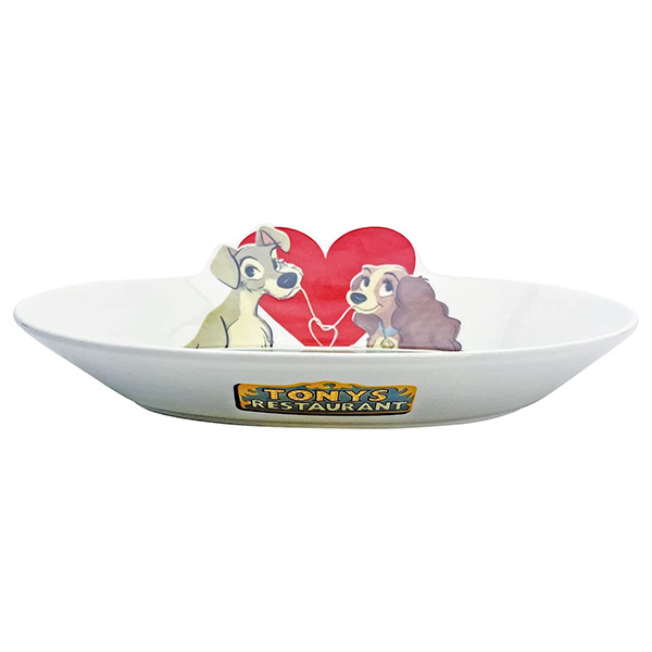 小姐與流氓義大利麵盤(愛心)