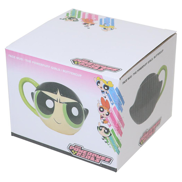 飛天小女警立體大臉造型陶瓷馬克杯(毛毛)