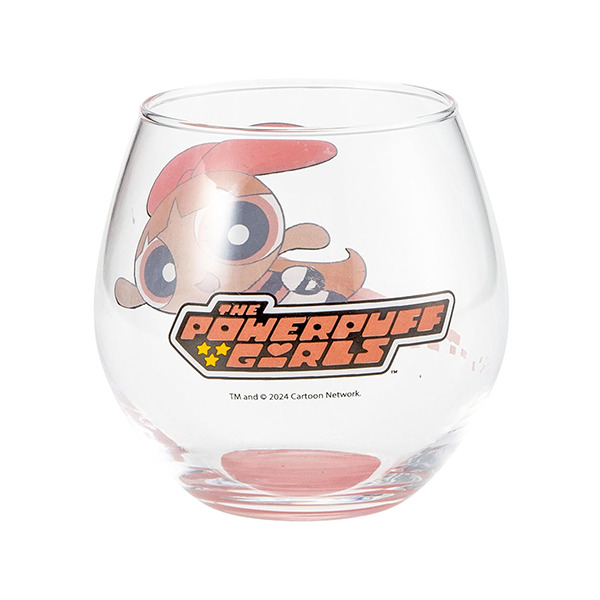 飛天小女警日製不倒翁玻璃杯(花花)