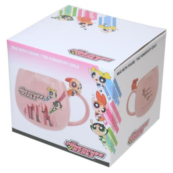 飛天小女警造型杯緣馬克杯(花花)