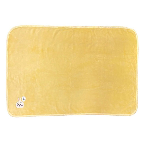 吉伊卡哇粉彩絨毛毯附玩偶束口收納袋(烏薩奇)