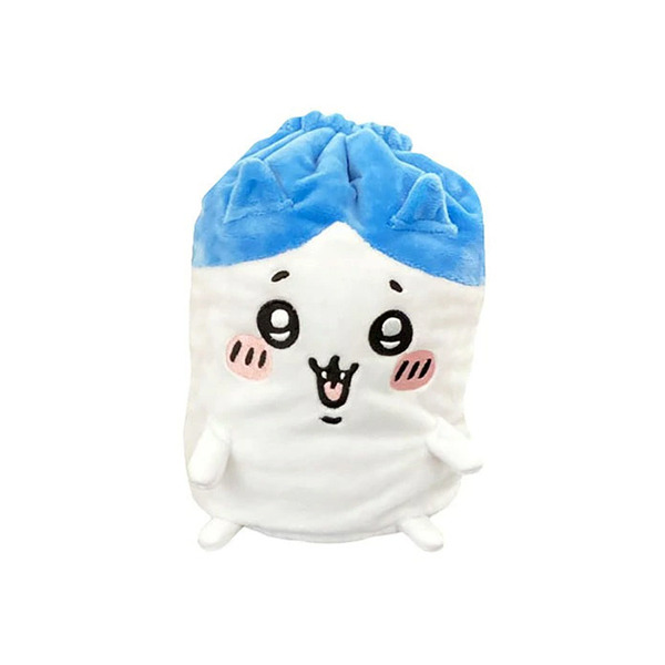 吉伊卡哇粉彩絨毛毯附玩偶束口收納袋(小八貓)