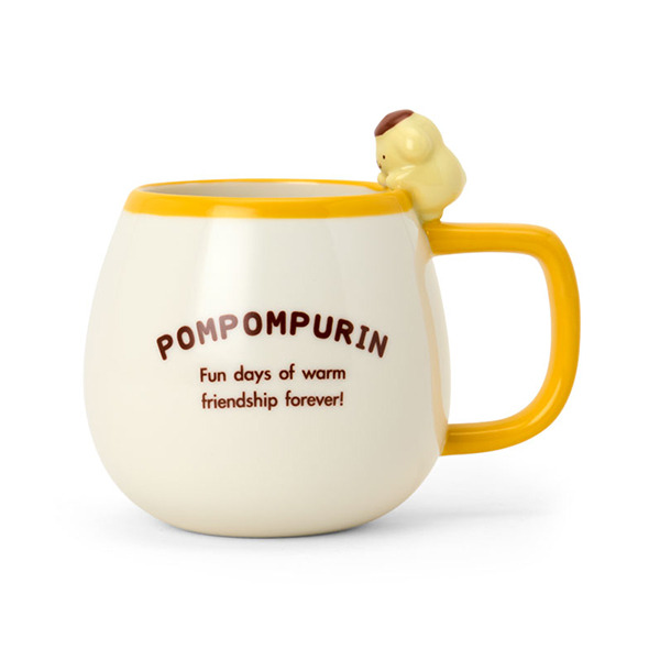 布丁狗杯緣玩偶陶瓷馬克杯