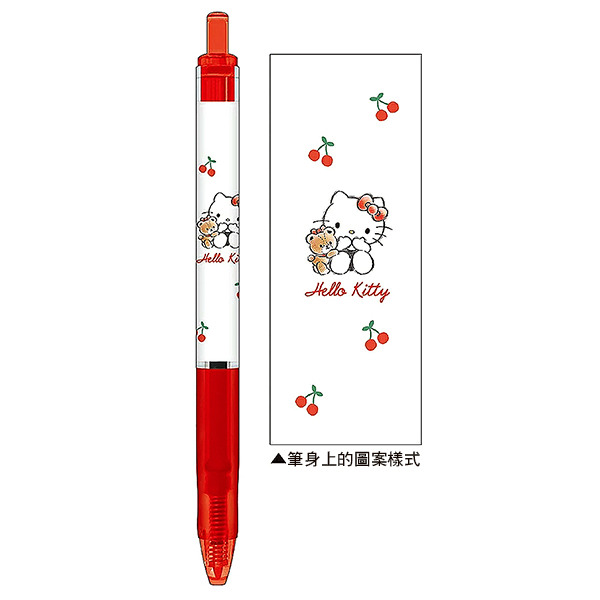 HELLO KITTY*UNI JETSTREAM黑色原子筆