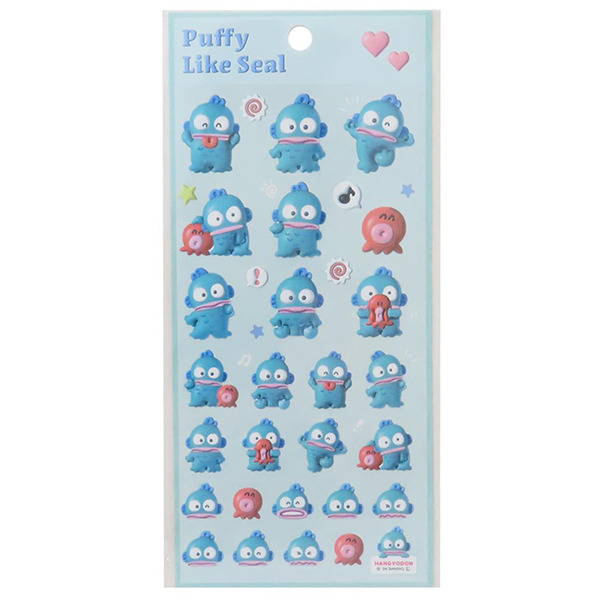 人魚漢頓3D風貼紙(Puffy Like Seal)