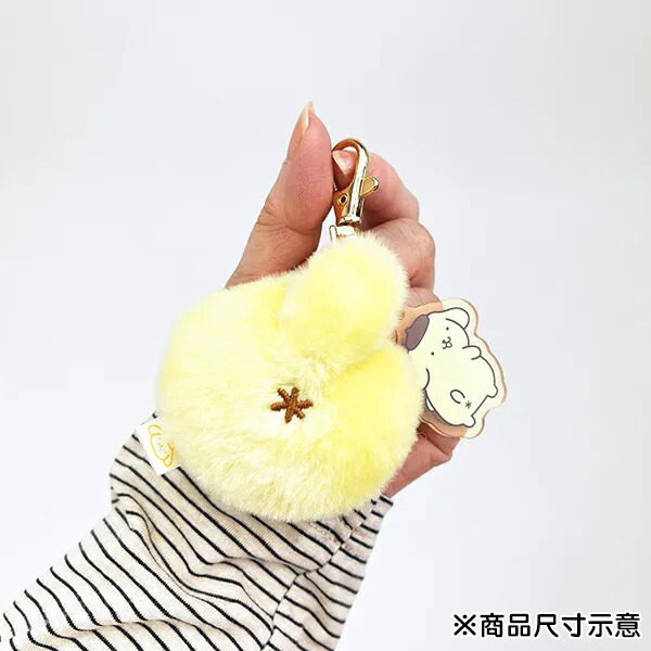 布丁狗毛茸茸尾巴造型吊飾/鑰匙圈
