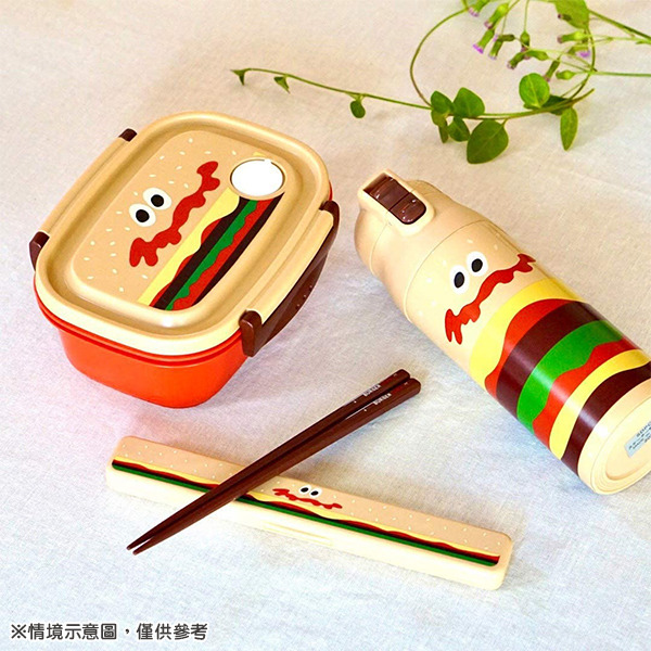 漢堡日製便當盒/保鮮盒-550ml(大臉)