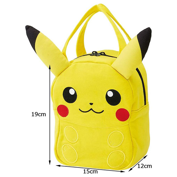 皮卡丘造型迷你提袋/便當袋(Q版立體)
