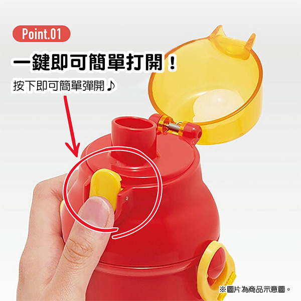 薯條日製直飲水壺-480ml(大臉)