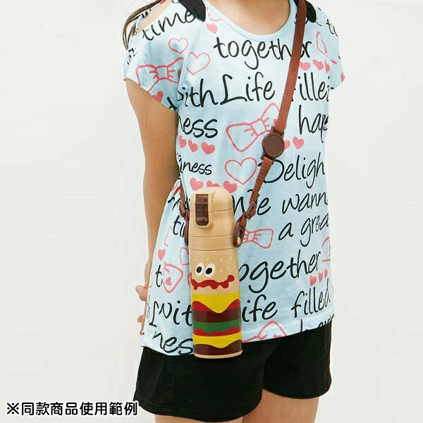 漢堡輕量保冷不鏽鋼直飲壺-470ml(大臉)