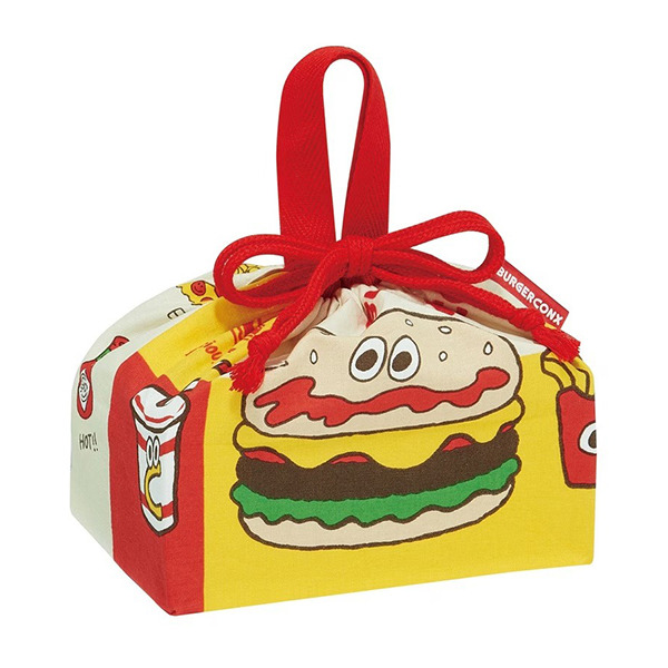 漢堡日製束口提袋/便當袋(好朋友)