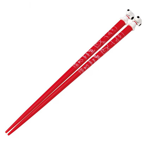 SNOOPY造型木筷-21cm(紅色)