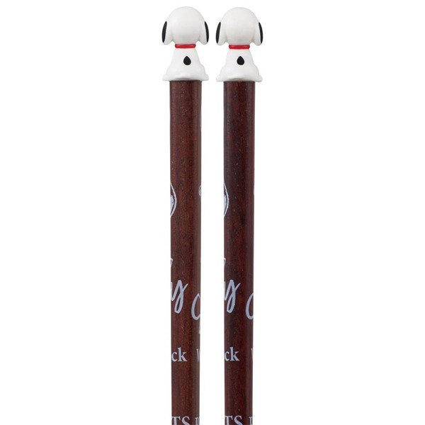 SNOOPY造型木筷-21cm(深咖)