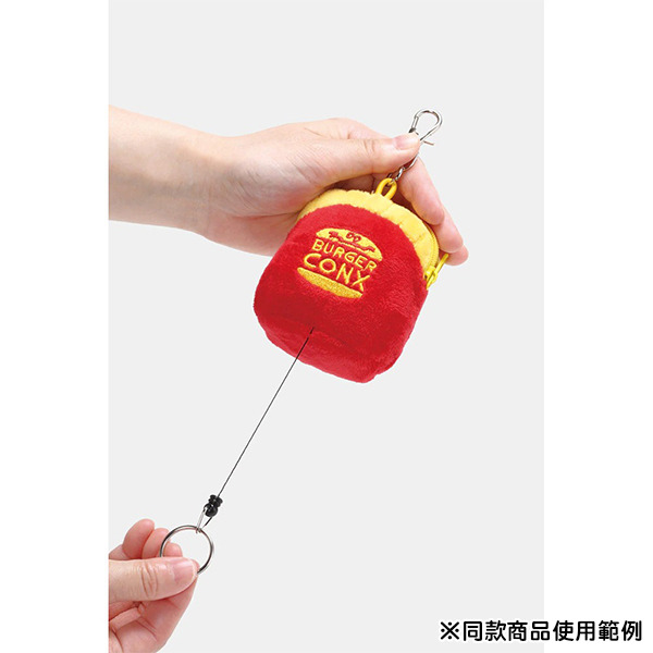 薯條造型可伸縮絨毛零錢包