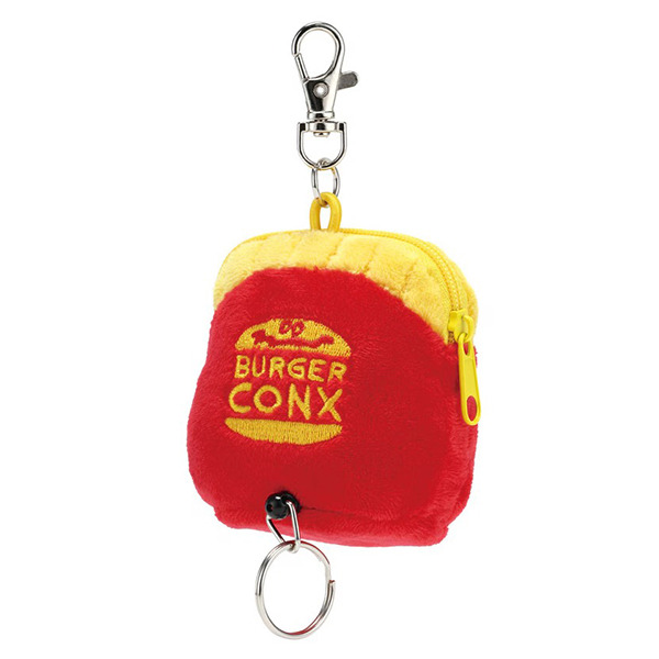 薯條造型可伸縮絨毛零錢包