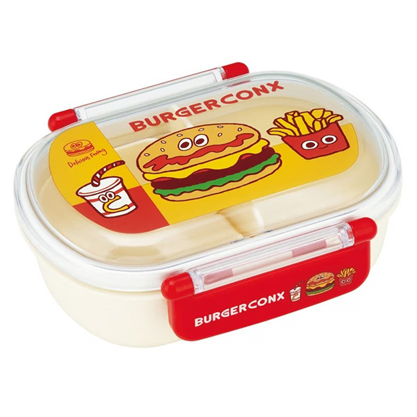 漢堡日製便當盒-360ml(美式好友)