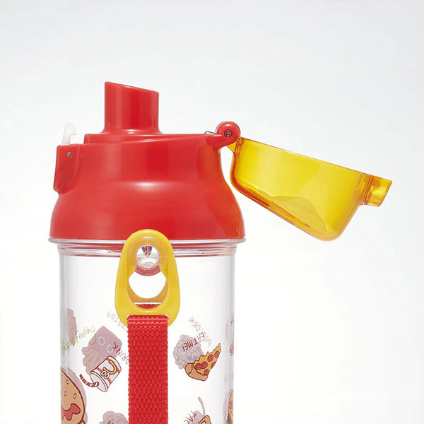 漢堡日製透明直飲水壺-480ml(美式好友)