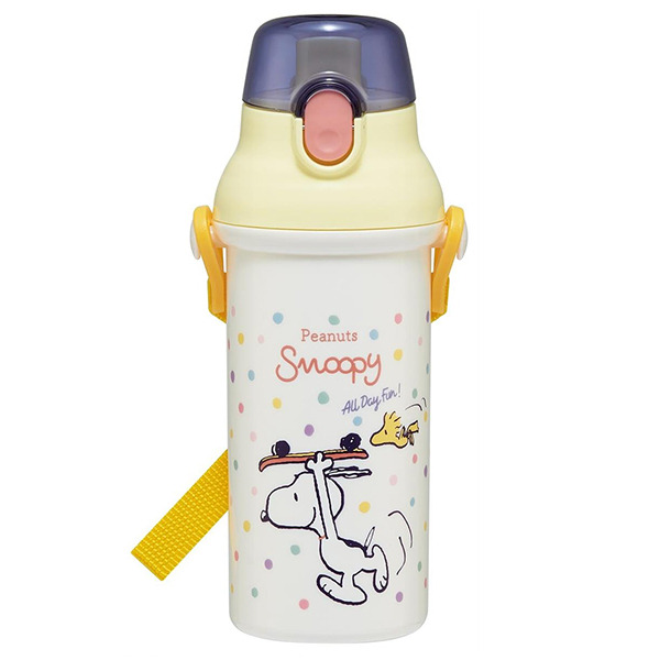 SNOOPY日製直飲水壺-480ml(滑板)