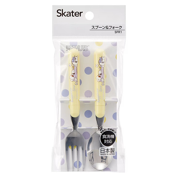 SNOOPY日製不鏽鋼湯匙叉子組(兄弟)