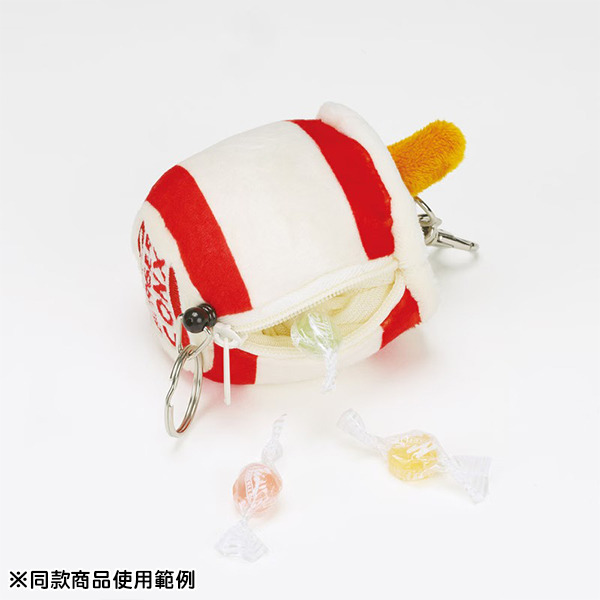 飲料造型可伸縮絨毛零錢包