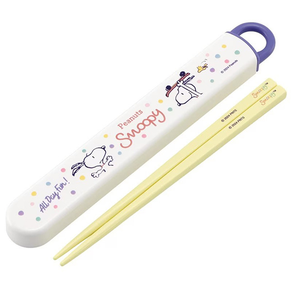 SNOOPY日製滑蓋式環保筷附盒(滑板)