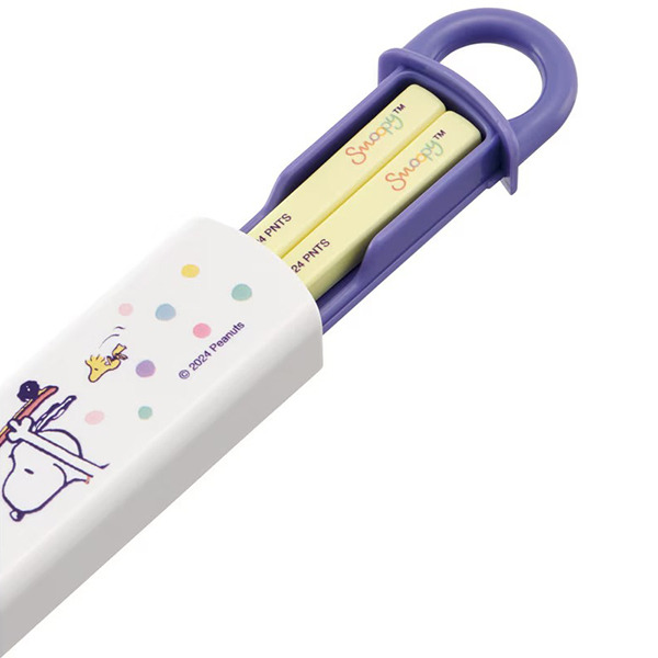 SNOOPY日製滑蓋式環保筷附盒(滑板)