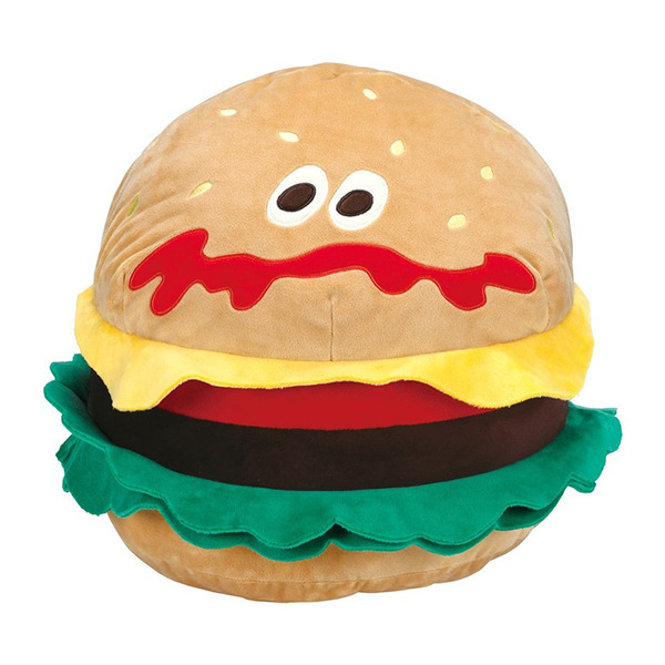 漢堡造型絨毛娃娃