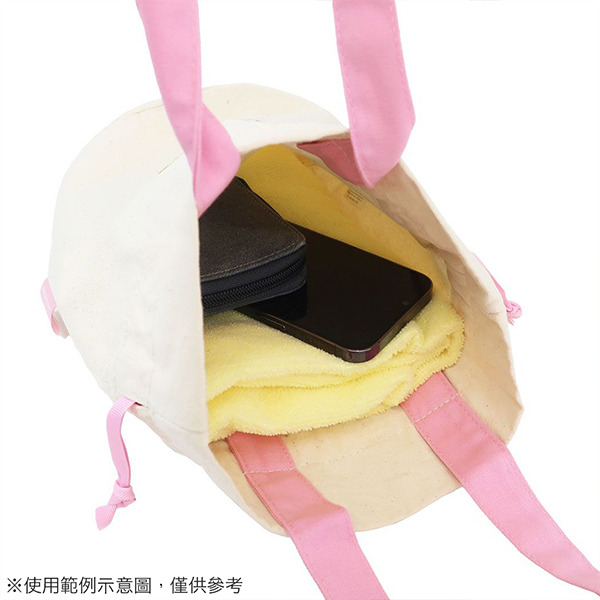 SNOOPY帆布束口提袋(趴姿-藍)