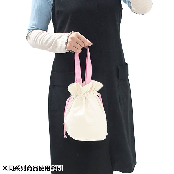 SNOOPY帆布束口提袋(紳士帽-灰)