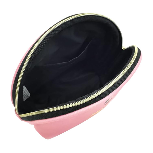 SNOOPY貝殼型化妝包(蝴蝶結-粉)