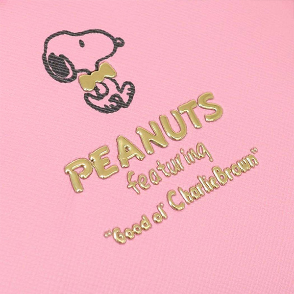 SNOOPY貝殼型化妝包(蝴蝶結-粉)