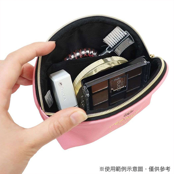 SNOOPY貝殼型化妝包(蝴蝶結-粉)