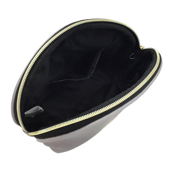 SNOOPY貝殼型化妝包(紳士帽-灰)