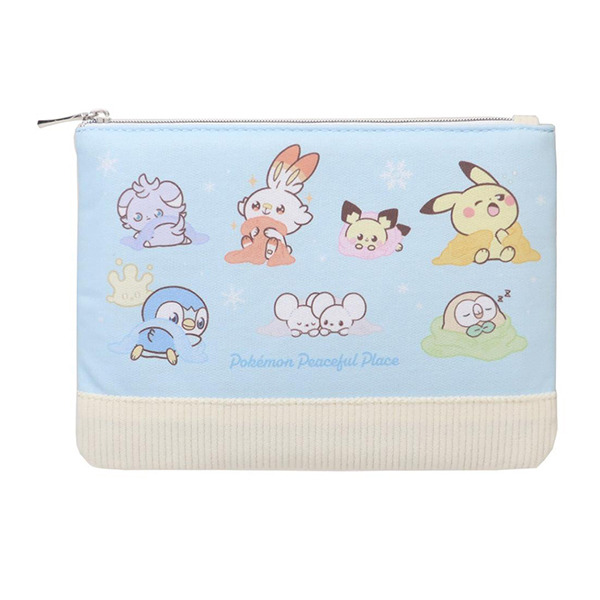 寶可夢Pokepeace扁平收納包(冬日窗邊)