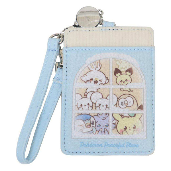 寶可夢Pokepeace伸縮拉繩票卡夾(冬日窗邊)