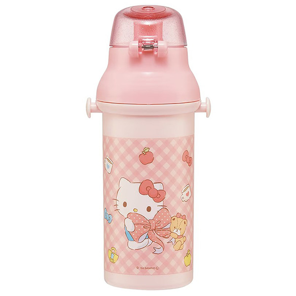HELLO KITTY日製直飲水壺-480ml(緞帶)