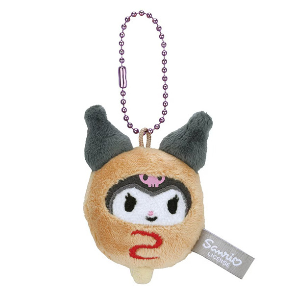 酷洛米造型玩偶吊鍊-熱狗(食物裝扮)