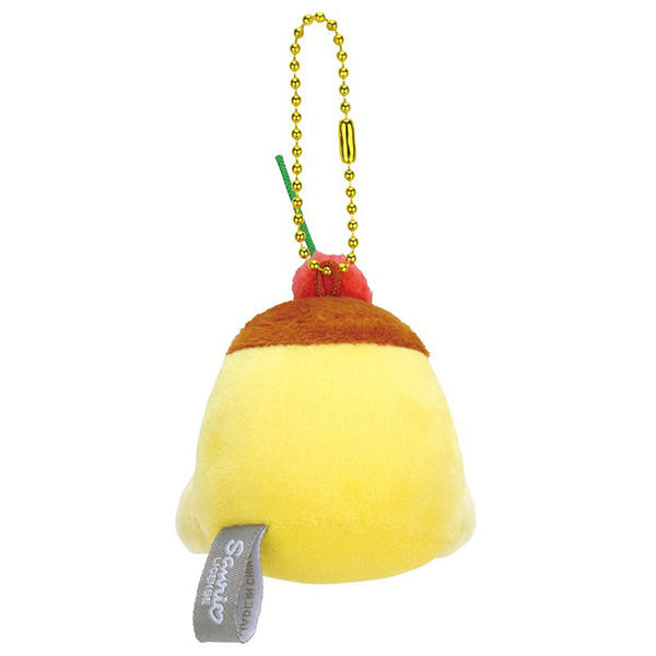 布丁狗造型玩偶吊鍊-布丁(食物裝扮)