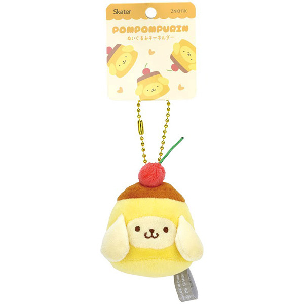 布丁狗造型玩偶吊鍊-布丁(食物裝扮)