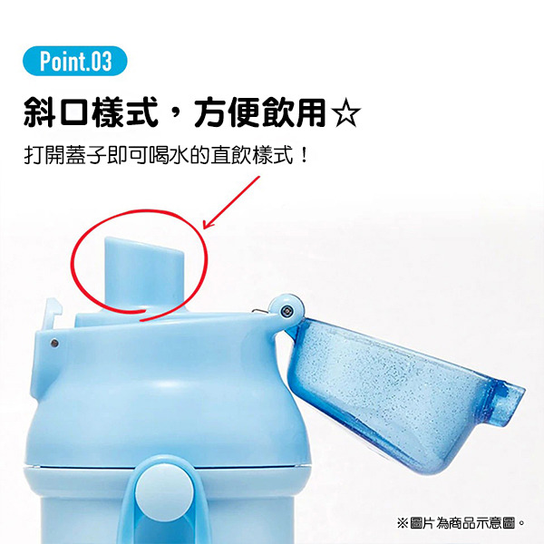 大耳狗日製直飲水壺-480ml(緞帶)