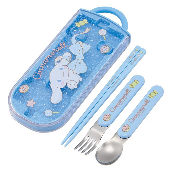 大耳狗日製滑蓋式環保餐具3件組(緞帶)