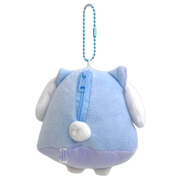 大耳狗造型玩偶吊鍊附口袋(貓貓幽靈)