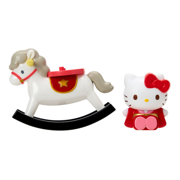 三麗鷗明星搖搖馬造型擺飾盲盒-和風新年(8種款式，隨機出貨*1)