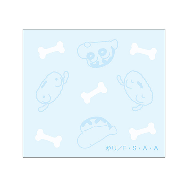 蠟筆小新面紙盒造型便條紙(藍色)