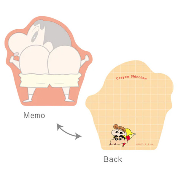 蠟筆小新造型舒壓便箋(小新的屁屁)