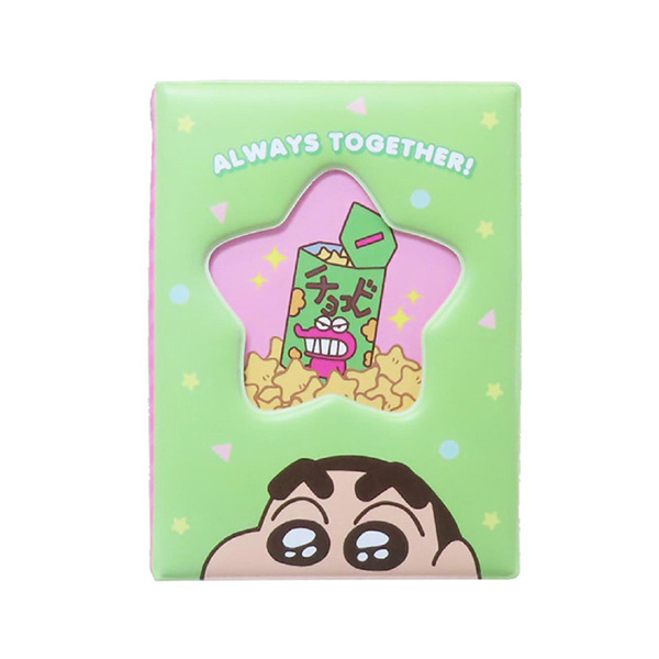 蠟筆小新明星小卡/拍立得收納本(巧克比餅乾)