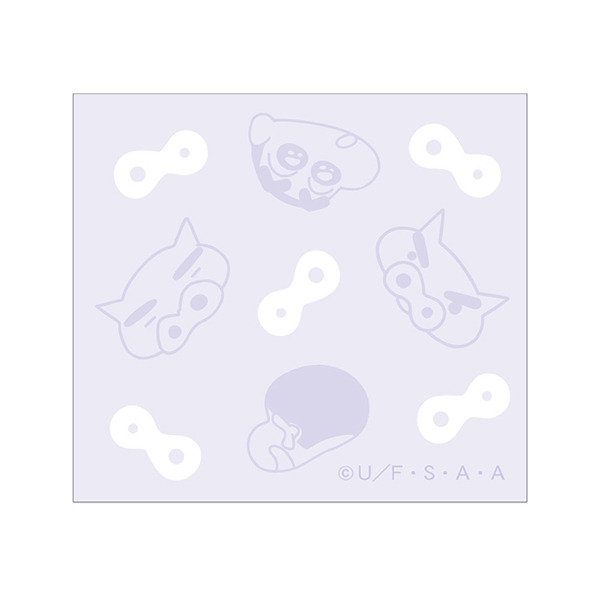 蠟筆小新面紙盒造型便條紙(紫色)