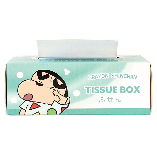 蠟筆小新面紙盒造型便條紙(綠色)