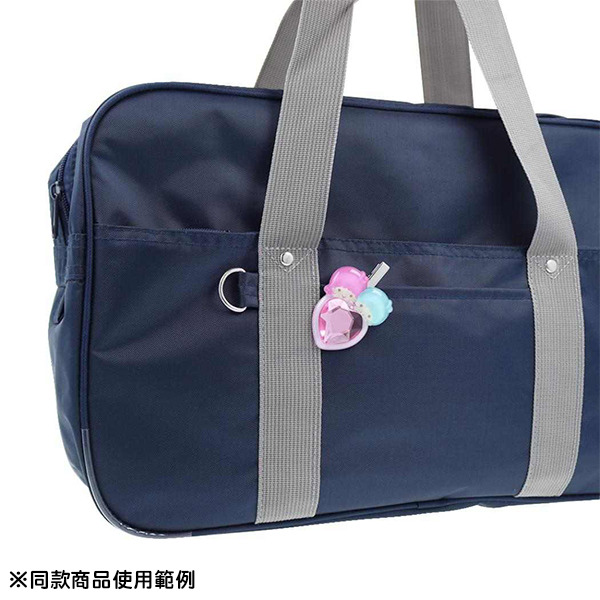 雙星仙子造型髮夾/瀏海固定髮夾(愛心寶石)