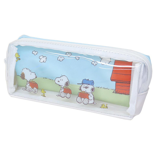 SNOOPY透明雙層筆袋(兄弟時光)